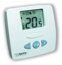 Watts Термостат комн. эл. WFHT-LCD c С ЖК ДИСПЛЕЕМ  
