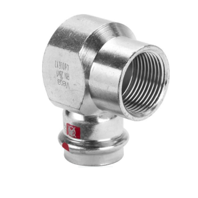 Viega Угол пресс-В 22 х 1/2 оцинк.