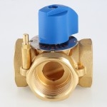 Клапан Valtec Четырехходовой смесительный клапан 3/4  