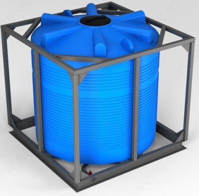 Ёмкость спецназначения Экопром ЭВЛ 5000л в обрешетке кассета 1 шт