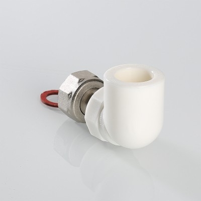 Valtec Угольник PPR с накидной гайкой 20х1/2  