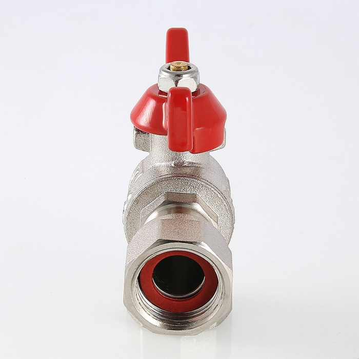 Valtec VT.266.NS.0404 Кран шар. BASE угловой с накидной гайкой 1/2 вн.-вн. (короткий)  