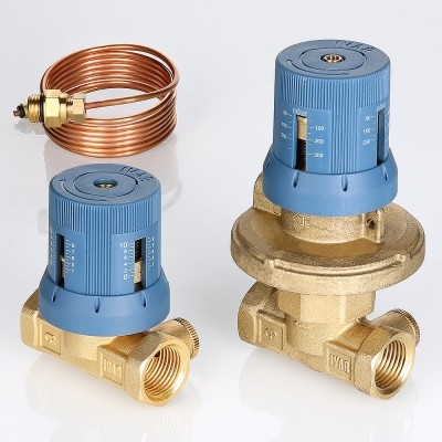 Балансировочный клапан Valtec Автоматич. регулятор перепада давл. в компл. с запорно-регулировочным клапаном, 1 250-600 mBar  