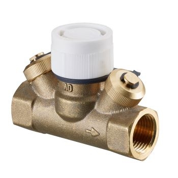 Oventrop Регулирующий вентиль Hycocon ETZ DN 15, 1/2ВР, с измер. и спуск. вентилями