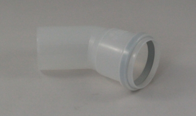 Wolf Дымоход Отвод для дымовой трубы DN60 45° из полипропилена