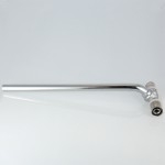 Valtec Тройник радиаторный пресс с латунной хром. трубкой 15 мм, 16х15х16 (300 мм. короткий)  