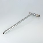 Valtec Тройник радиаторный пресс с латунной хром. трубкой 15 мм, 16х15х16 (300 мм. короткий)  