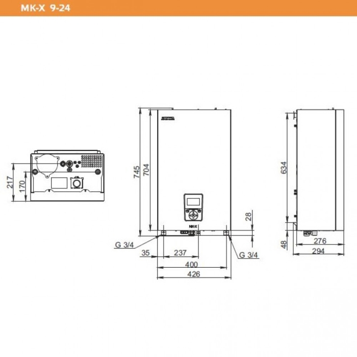 Электрокотел ZOTA MK-X 18  