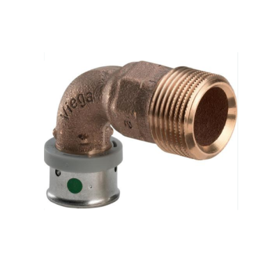 Viega Переходник-Н 90 градусов 20x1/2 бронза