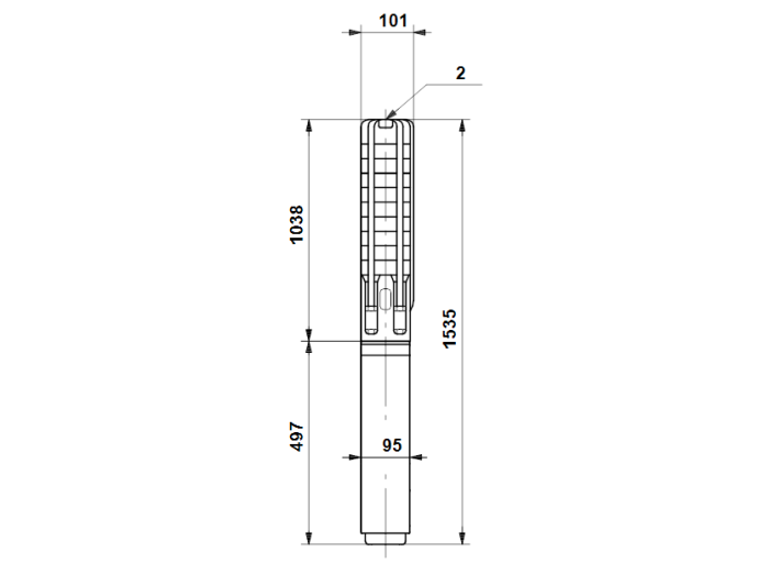 Скважинный насос Grundfos SP 9-16NE (380В)  