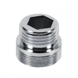 Переходник с аэратора на шланг D 1/2 * М24 DK, наружная резьба, DK-493
