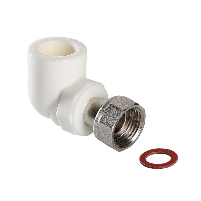 Valtec Угольник PPR с накидной гайкой 25х3/4