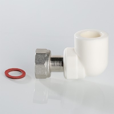 Valtec Угольник PPR с накидной гайкой 25х3/4  