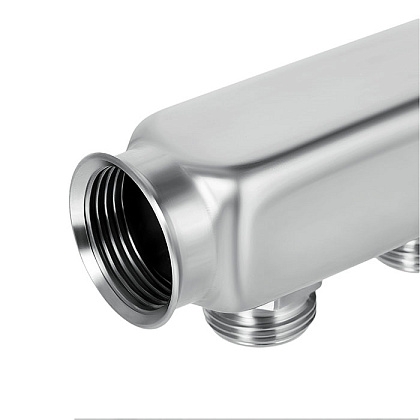 Коллектор Hoobs, нерж. сталь, без регулировки, 1х3/4-4 вых  