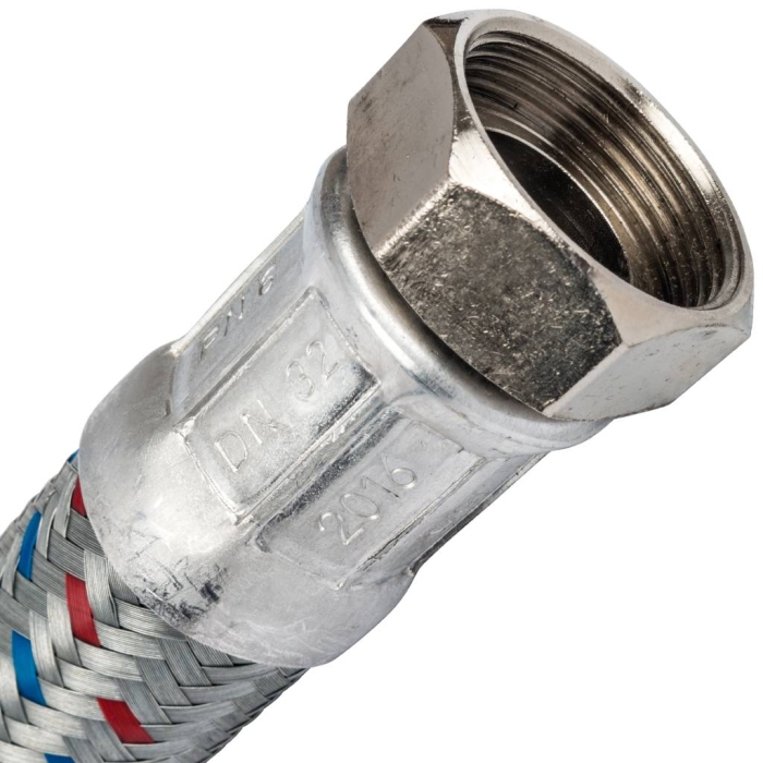 Гибкая подводка Stout для воды НР 1 1/4 х ВР 1 1/4, длина 800 мм  