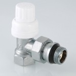 Valtec Клапан термостатический для рад. угловой 1/2 (с доп. уплотнением)  