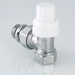 Valtec Клапан термостатический для рад. угловой 1/2" (с доп. уплотнением)  