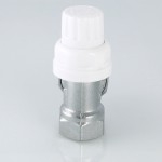 Valtec Клапан термостатический для рад. угловой 1/2 (с доп. уплотнением)  