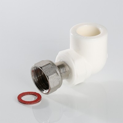 Valtec Угольник PPR с накидной гайкой 25х1  