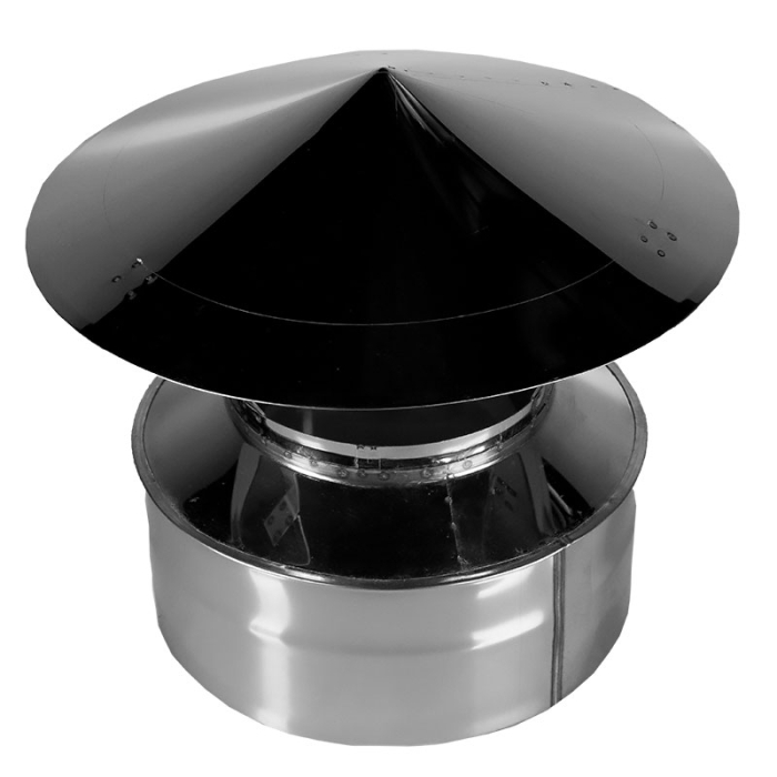 Сэндвич дымоход Дымофф Оголовок 130*80 AISI430 0.5мм