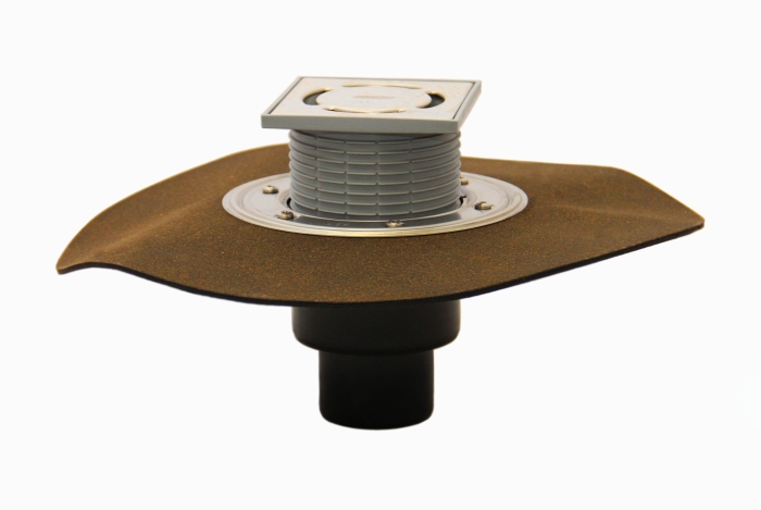 HL310NHPr Трап для внутренних помещений с решеткой 115*115 мм  