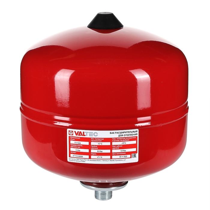 Valtec VT.F.R.050018 Бак расш. для отопления 18л./1,5 - 6bar (3/4")  