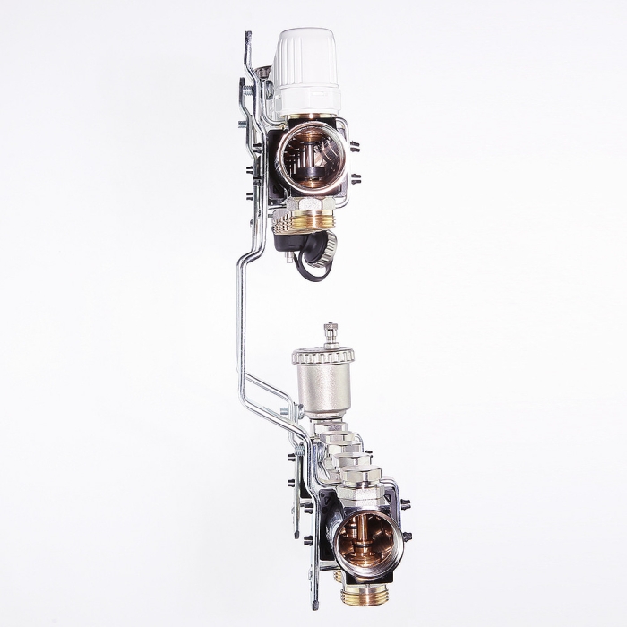 Valtec VTc.594.EMNX.0709 Коллекторный блок с регул. и баланс. клап., 1 1/4х9 вых  