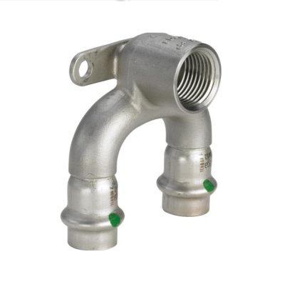 Viega Водорозетка проходная пресс-В 15x1/2 нерж.