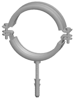 Wolf Дымоход Скоба с относом от стены DN80комплект 5 шт., в комплекте: винты и дюбели