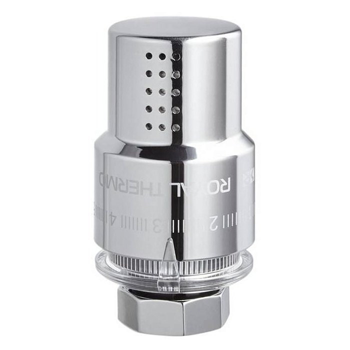 Royal Thermo Термоголовка жидкостная Design М30х1,5 (хром)  