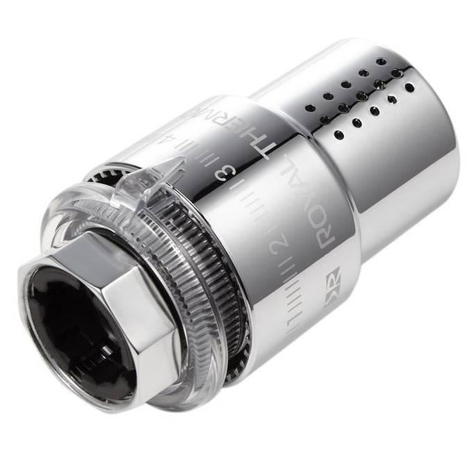 Royal Thermo Термоголовка жидкостная Design М30х1,5 (хром)  