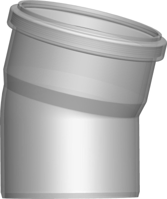 Wolf Дымоход Отвод для дымохода DN110 15° из полипропилена