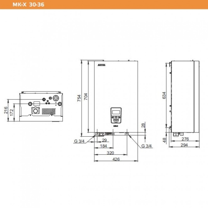 Электрокотел ZOTA MK-X 36  
