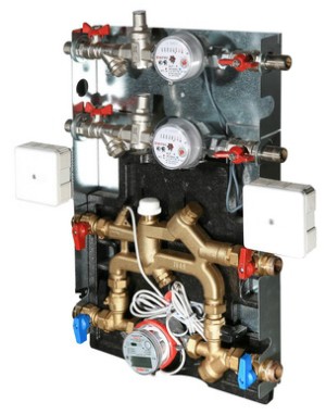 Valtec Кв. станц. с модул. ХВ и ГВ, т/сч-0,6 куб.м/час.