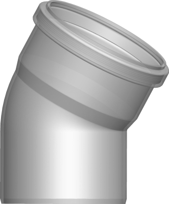 Wolf Дымоход Отвод для дымохода DN110 30° из полипропилена