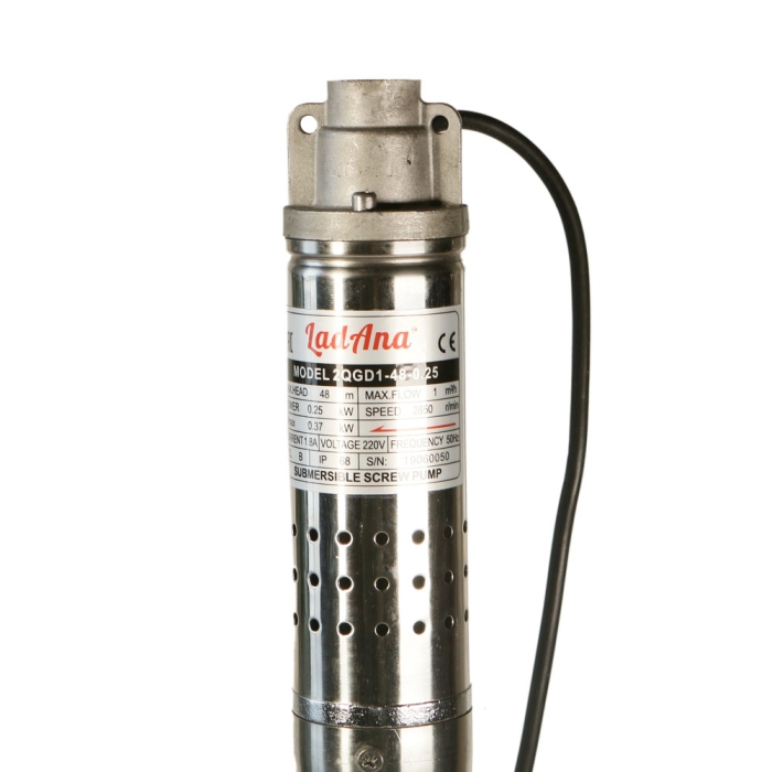 Скважинный насос Ladana 2 QGD 1-48-0,25 кабель 15м  