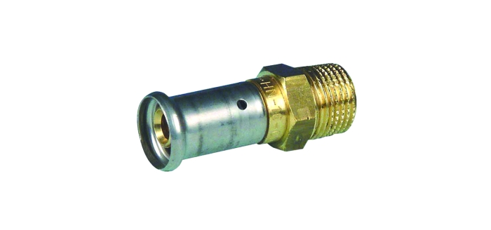 Henco Муфта НР, латунь пресс, 14x3/8