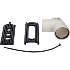 Stout Угол 87° DN80 м/п PP-FE с кронштейном