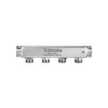 Коллектор Hoobs, нерж. сталь, без регулировки, 1"х3/4"-6 вых