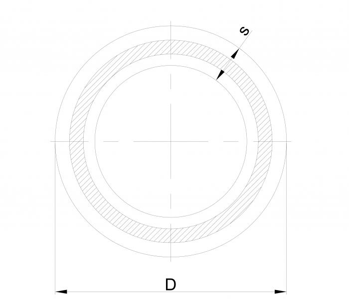 S.A.V. Труба армированная стекловолокном, Standard Faser PN 25 63х10,5  