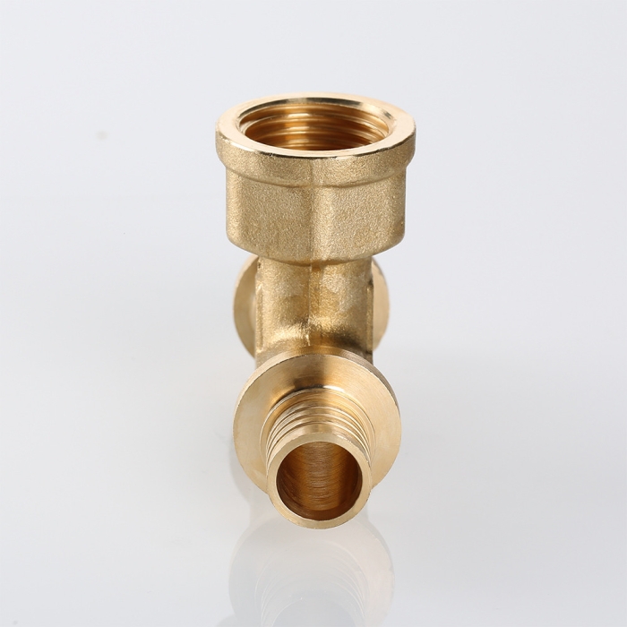 Valtec VTm.432.BG.250525 Тройник надвижной с переходом на вн.р. 25(3,5) х 3/4 х 25(3,5)  