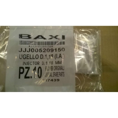 Baxi Инжектор для природного газа d 1,18 mm 1 шт. в упаковке