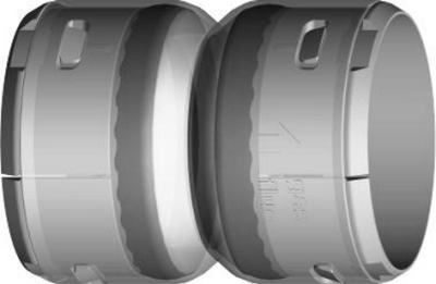Wolf Дымоход Соединительная муфта для гибких дымоходов DN60 соединение для двух гибких труб