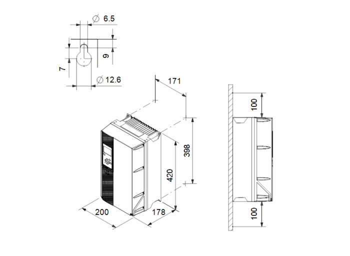 Дренажный насос Grundfos CUE 3 x380-500V IP55 4kW 10A/8.2A  