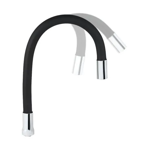Гибкий излив WasserZimmer для кухни силиконовый черный