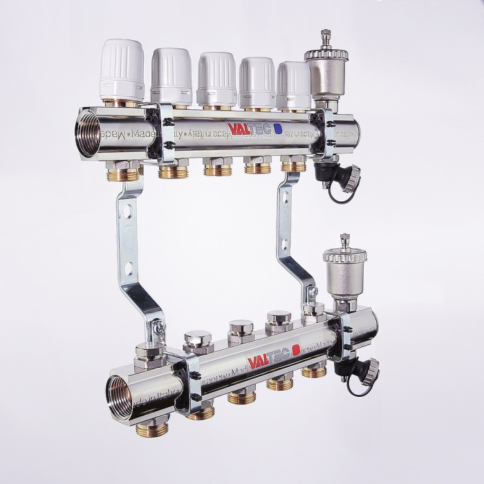 Valtec VTc.594.EMNX.0708 Коллекторный блок с регул. и баланс. клап., 1 1/4х8 вых  