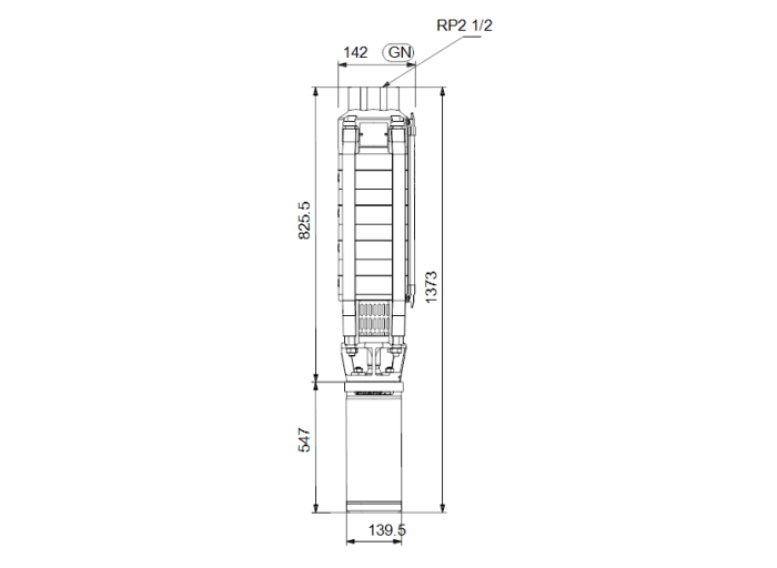 Скважинный насос Grundfos SP 17-9N (380В)  