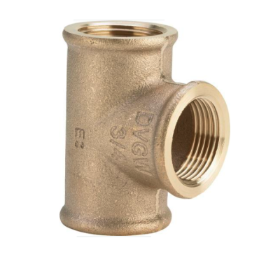 Viega Тройник В 1 1/2x1/2x1 1/2 бронза