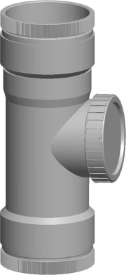 Wolf Дымоход Тройник с ревизией DN110 для гибкого дымохода
