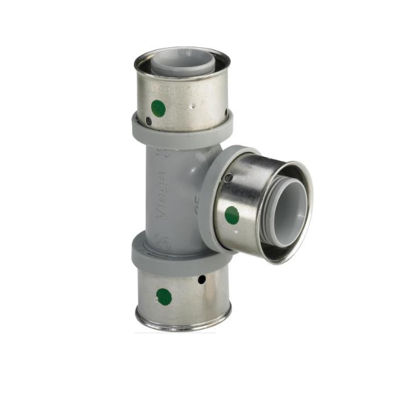 Viega Тройник пресс 20x16x16 из PPSU  